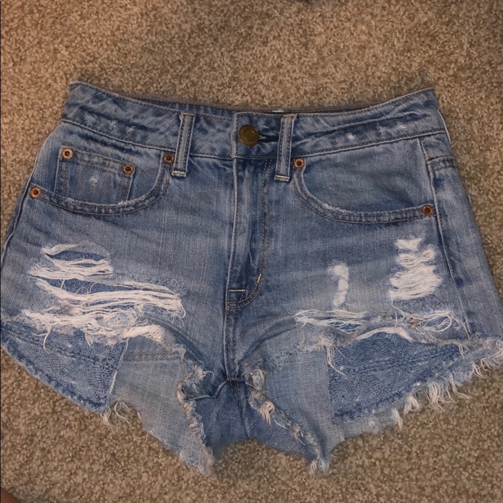 American eagle denim shorts